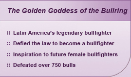 The Golden Goddess of the Bullring