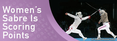 Womens Sabre Is Scoring Points