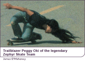 Trailblazer Peggy Oki of the legendary Zephyr Skate Team