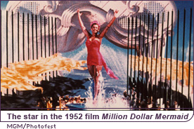 The star in the 1952 film Million Dollar Mermaid