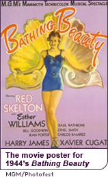 The movie poster for 1944’s Bathing Beauty