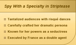 Spy with a Specialty in Striptease
