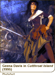 Geena Davis in Cutthroat Island (1995)