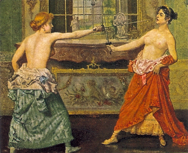 Did Women Duel Topless?
