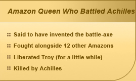 Amazon Queen Who Battled Achilles